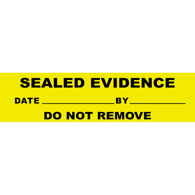 Sealed Evidence Labels - Forensics Source