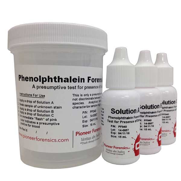 Phenolphthalein Blood Test-15ml - Forensics Source
