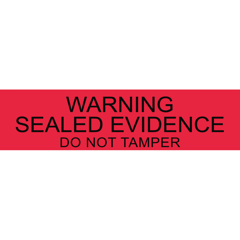 Sealed Evidence Labels