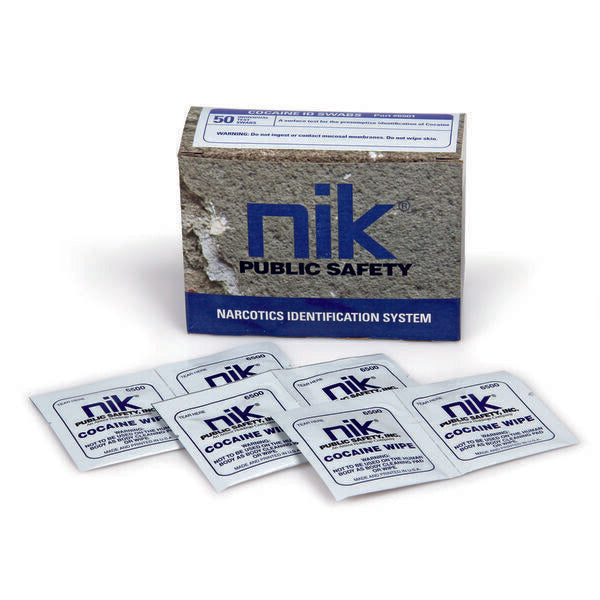 NIK® Cocaine ID Swabs, Box of 50