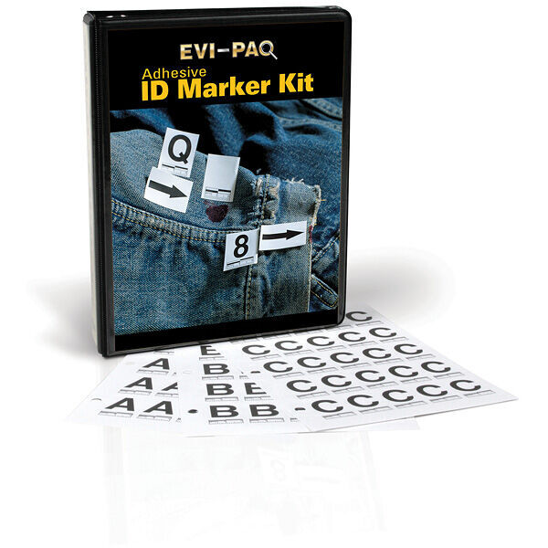 Adhesive ID Marker Book, Combo | Forensics Source