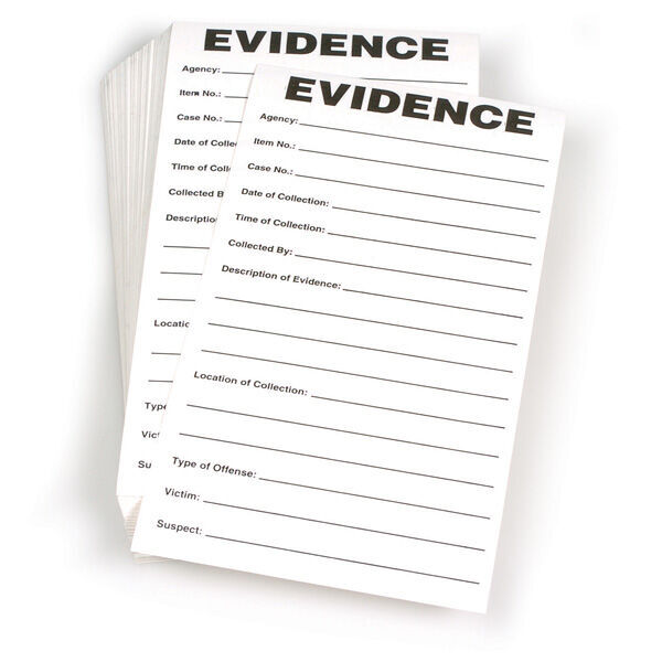 Adhesive Evidence Labels